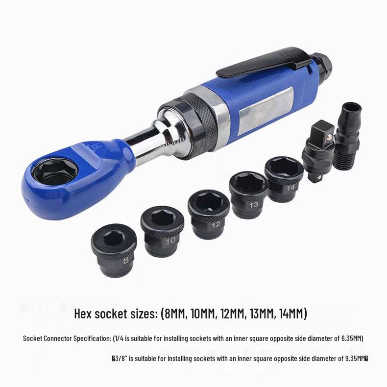 Taiwan Original 90° Pneumatic Right Angle Ratchet Wrench for Auto Repair