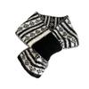 Winter Scarf Small Hole Design Thickened Warm Print Scarf Windproof Cold-Resistant Women Neck Warmer