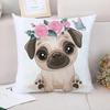 Cute Dog Panda Throw Pillow Covers Decorative Sofa Cushions Children's Cushion Cover Pillowcase for Living Room Couch Pillows