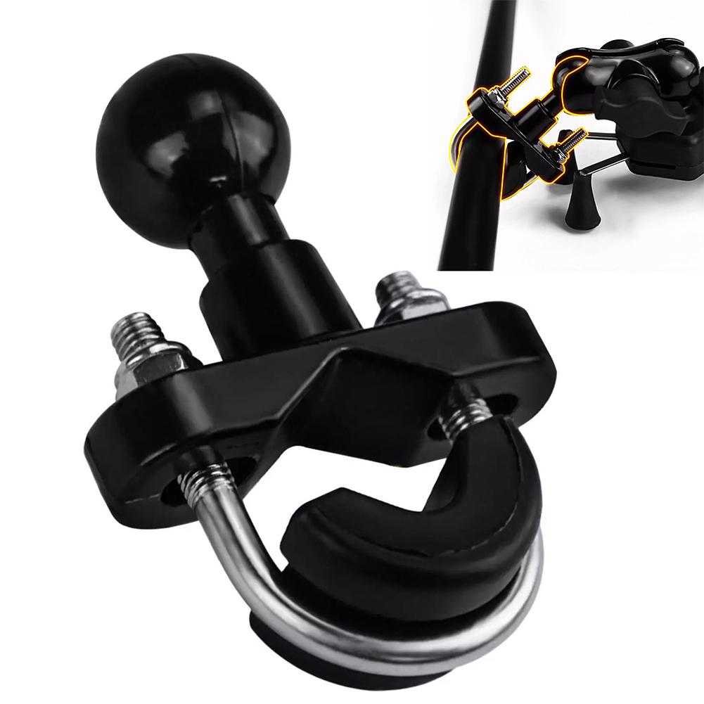 Motorcycle Accessories Black Handlebar Ball Clamp Handlebar Mount Kit Ideal For Bikes And Scooters For Motorcycles