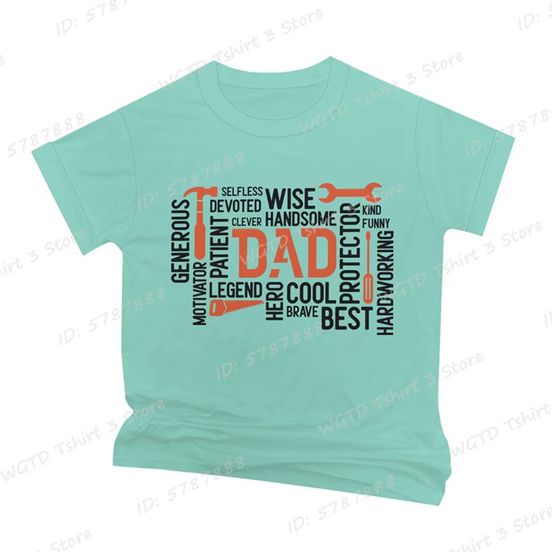 Dad The Man The Myth Daddy The Legend Tshirts Mens Summer Casual Short Sleeved Tees Tops Fathers Day Tshirt Funny Dad Shirt
