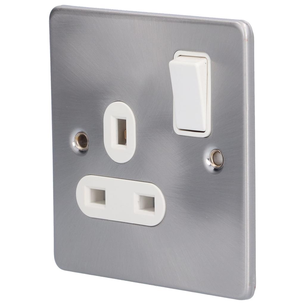 Wall Socket Good Electrical Conductivity Wearable Rust Resistance Fatigue Resistance Outlet Wall Plug for Home