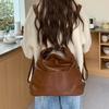 Women Lazy Style Lightweight Backpack Lady Daily Large Capacity Commuter Shoulder Bag Trend Female Luxury Messenger Bag