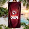 Kansas City Chiefs Fashion Beach Towel Portable Soft Quick Dry Towel For Swimming Camping Holiday Use