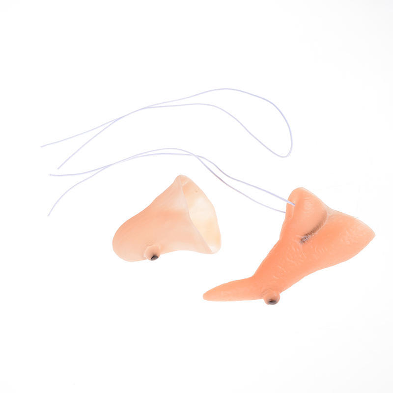 Vtipný zlý čarodějnický nos a brada Halloweenská kostýmová dekorace Dárkové potřeby