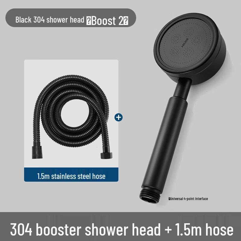 TLXT Stainless Steel Handheld Shower Head with Hose