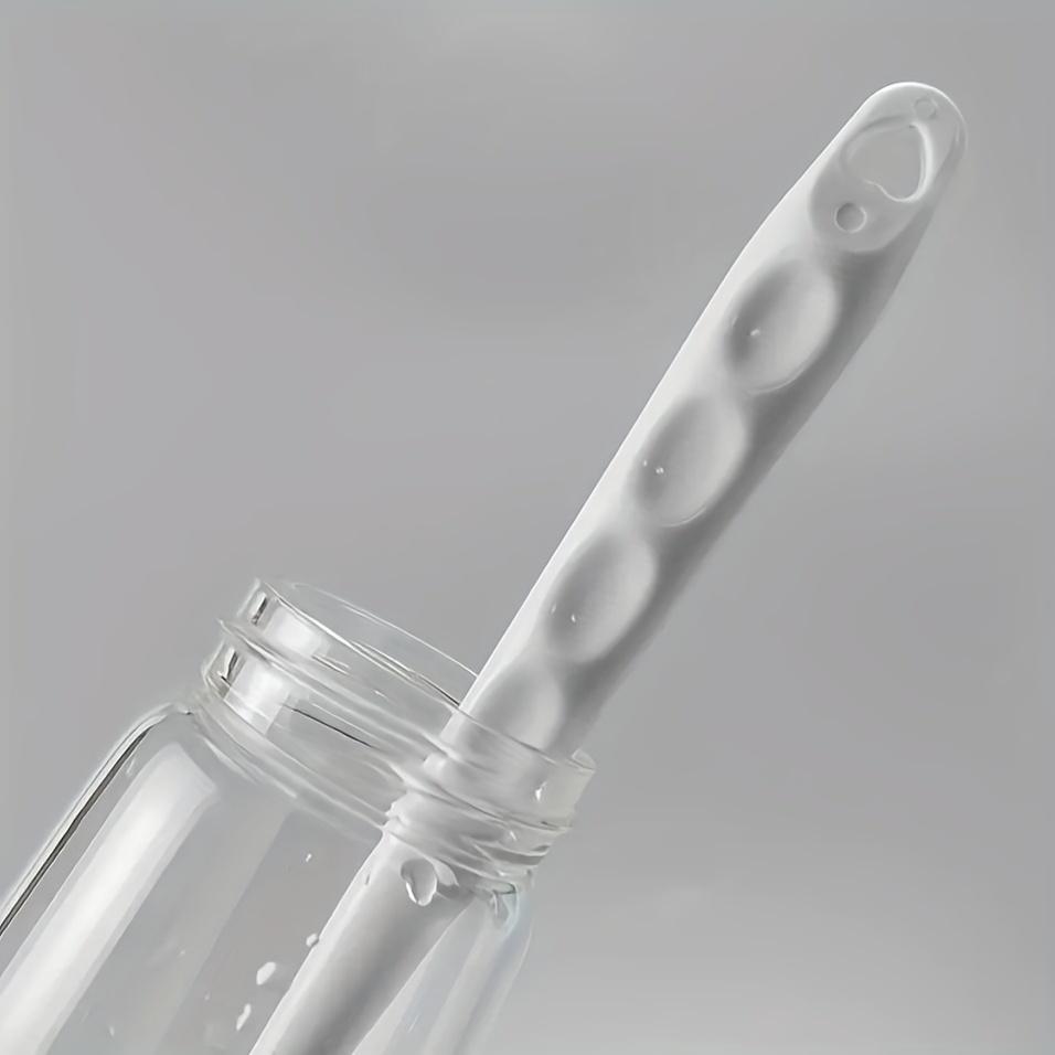 Long Handle Silicone Bottle Brush, Washing Cup Artifact Brush, Household Water Cup Brush