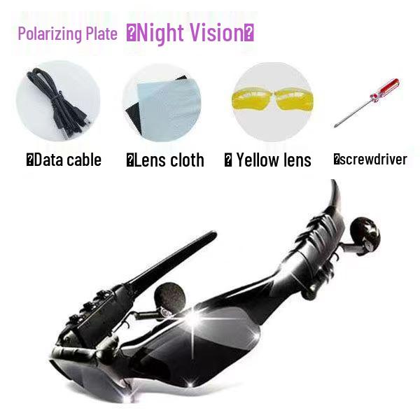 Bluetooth Smart Polarized Sunglasses with Built-in Earphones
