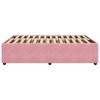 Pink Bed Frame 140 x 200 cm Velvet