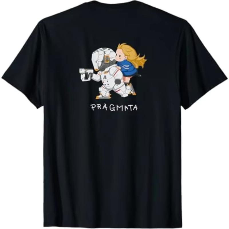 

Summer 2026 Pragmata Action Adventure Game Luxury Tshirt New Deanna Beautiful Cute Pattern Cotton Short Sleeve Top 21st Century XL