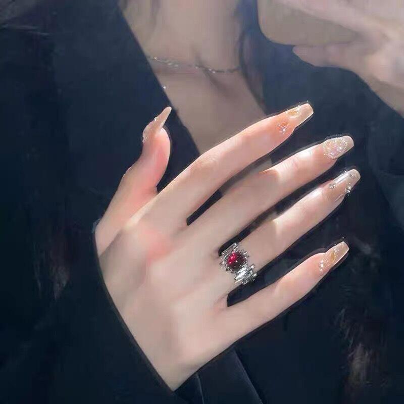 

Винтажное нерегулярное регулируемое открывающееся кольцо для женщин и девочек, кольцо с расширенным смыслом, свадебные аксессуары, подарки