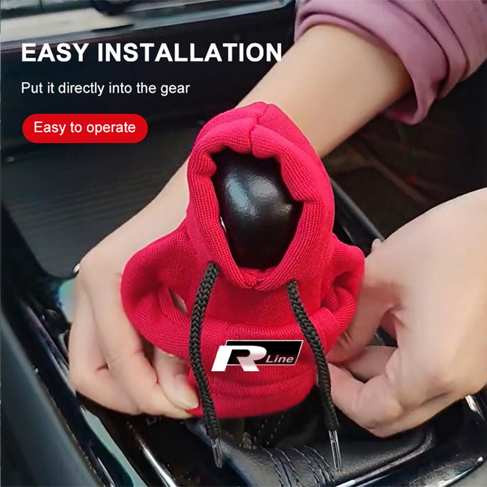 For Volkswagen MK2 Gear Shift Hoodie Cover Manual Car Shift Lever Decoration Case for Volkswagen Vw RLINE Jetta Scirocco Polo Touran Golf Passat B5