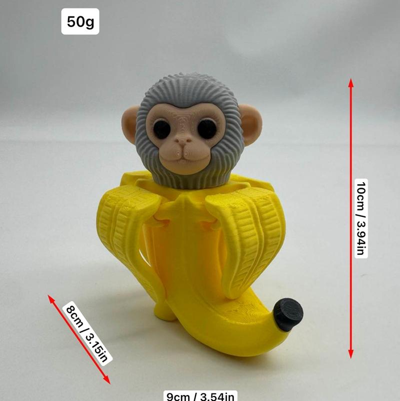 Novelty Pla 3d Printed Decorative Figure Movable Joints Model Italian Brainrot Figure Funny Figurines 3d Printed Toy Desk Decor