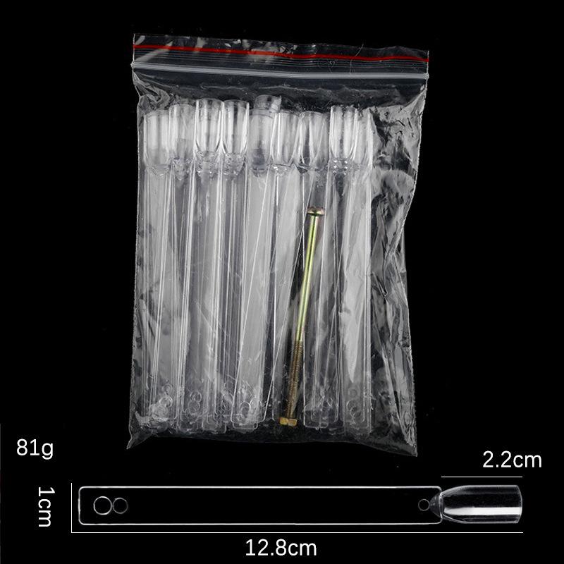 

50-цветная веерообразная палитра гель-лаков с образцами на типсах