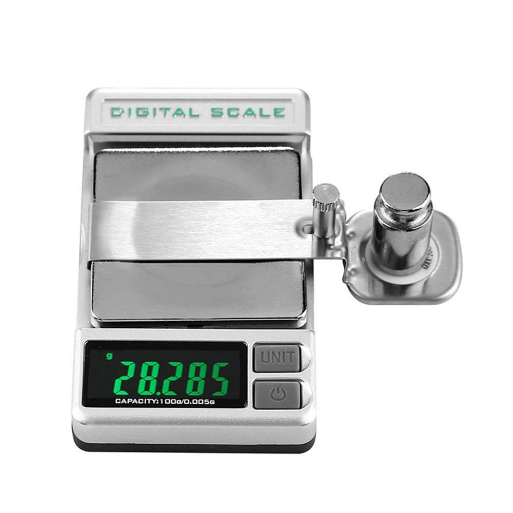 Digital Stylus Pressure Gauge for LP Record High Up to 100g Players, Turntables, 0.005g Accuracy,