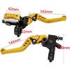Universal Motorcycle Brake Master Cylinder 22MM Hydraulic Clutch Lever Adjustment Brake Clutch Handle for Motorbike Honda Yamaha