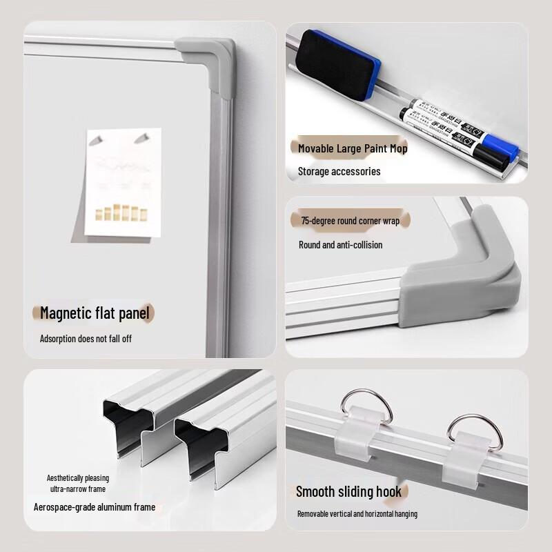 Magnetic Wall-Mounted Whiteboard