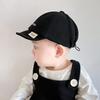 Gorra de Béisbol para Bebé de Color Sólido Gorra Simple con Visera para Bebé Primavera Otoño Ajustable de Ala Suave Gorros Solares para Niño Niña