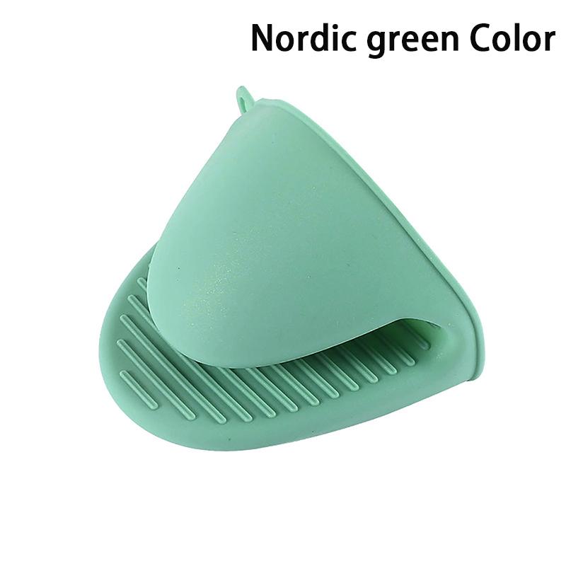 Guantes de silicona resistentes al calor con pinzas aislantes, antiadherentes, antideslizantes, para ollas y ollas, para cocinar y hornear.