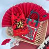 2026 Horse Year Knitted Mobile Phone Bag Personalized Versatile Cartoon Horse Crossbody Bag Annual Meeting New Year Gift