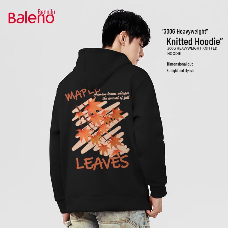 

Baleno Men s Heavyweight Loose-Fit Hooded Sweatshirt M