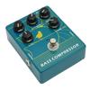 Bass Guitar Pedal Aluminium Alloy 1/4in Monophonic Input Output Bass Compression Pedal for Musician 