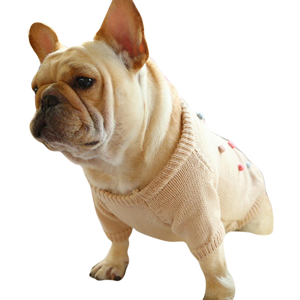 Warm Dog Clothes for Small Medium Dog Windproof Cat Sweater Pet Clothing for Christmas Outdoor Walking Sweater Winter