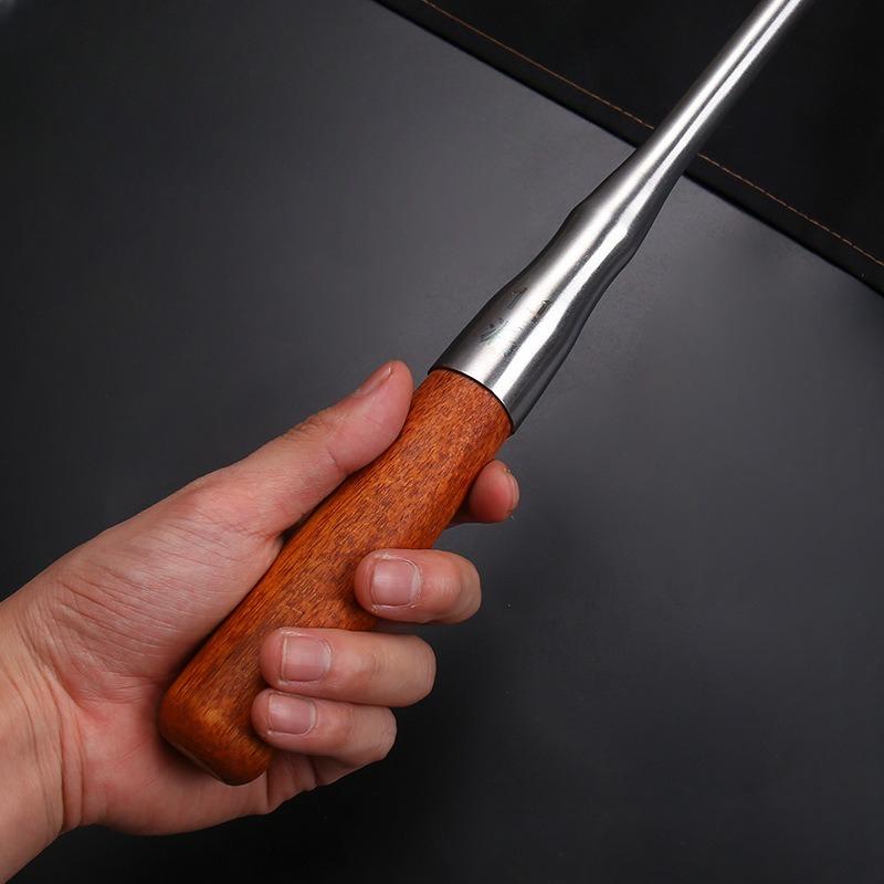 Stainless Steel Slotted Spoon for Scooping Noodles, Large Household Kitchen Filter Screen, Hot Pot Oil Grid Spoon, Chef