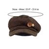 New Corduroy Newsboy Cap Double Button Decoration Beret Hat For Women Spring Autumn Vintage Painter Hat Japanese Sun Cap Outdoor