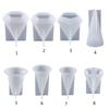 Ring Holder Cone Resin Mold Pyramid Silicone Candle Molds for Resin Casting Soap Aromatherapy Candle Jewelry Making DIY