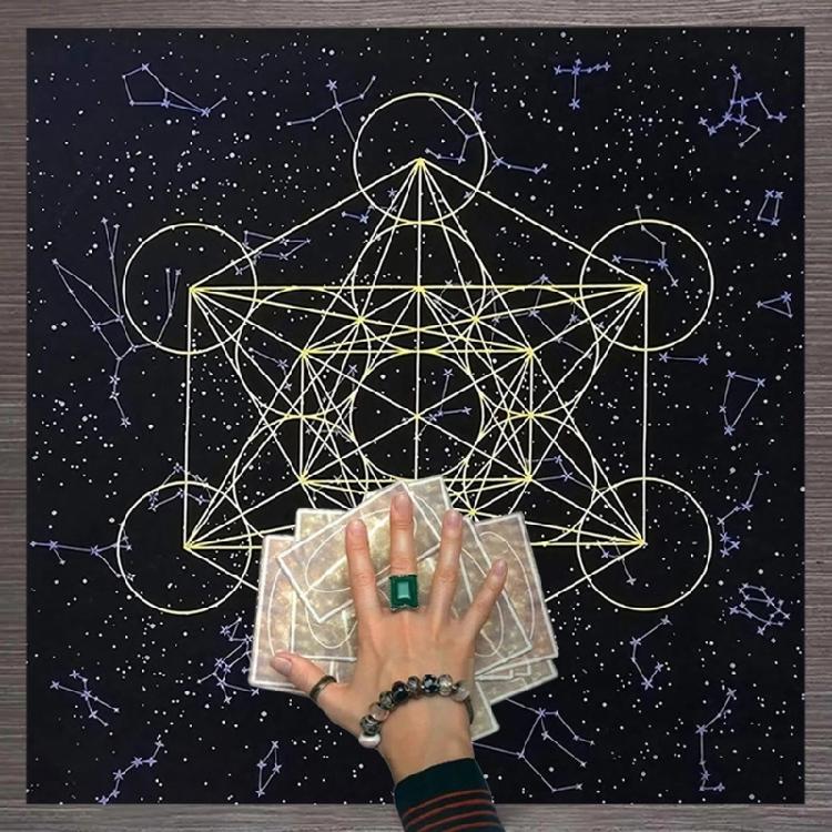 Tarot Table Altar Cloth Board Game Tablecloth Divination Card Altar Tablecloth