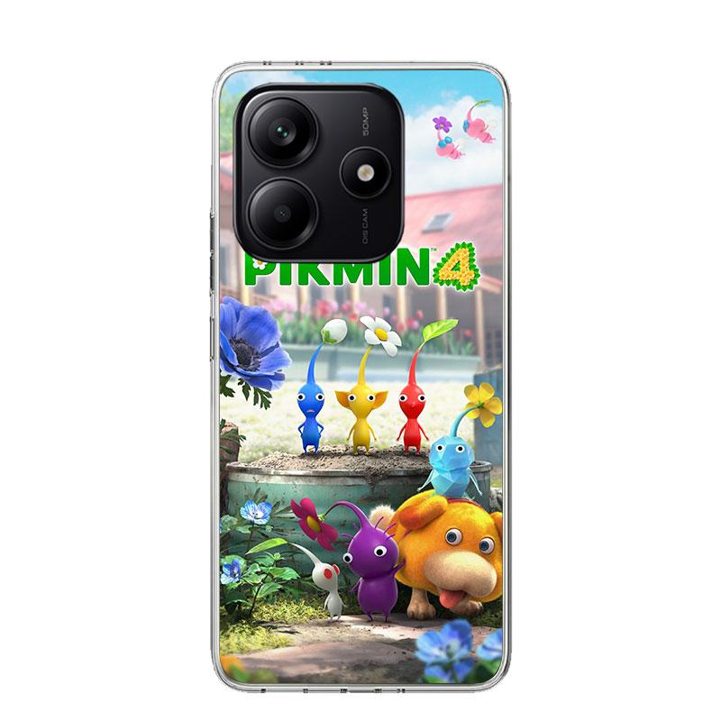 Game P-PikminS 4 Phone Case For Xiaomi Redmi Note 15 14 13 12S 12 Pro Plus 11S 11E 11 11T 10S 10 Art Soft Pattern Cover Redmi No