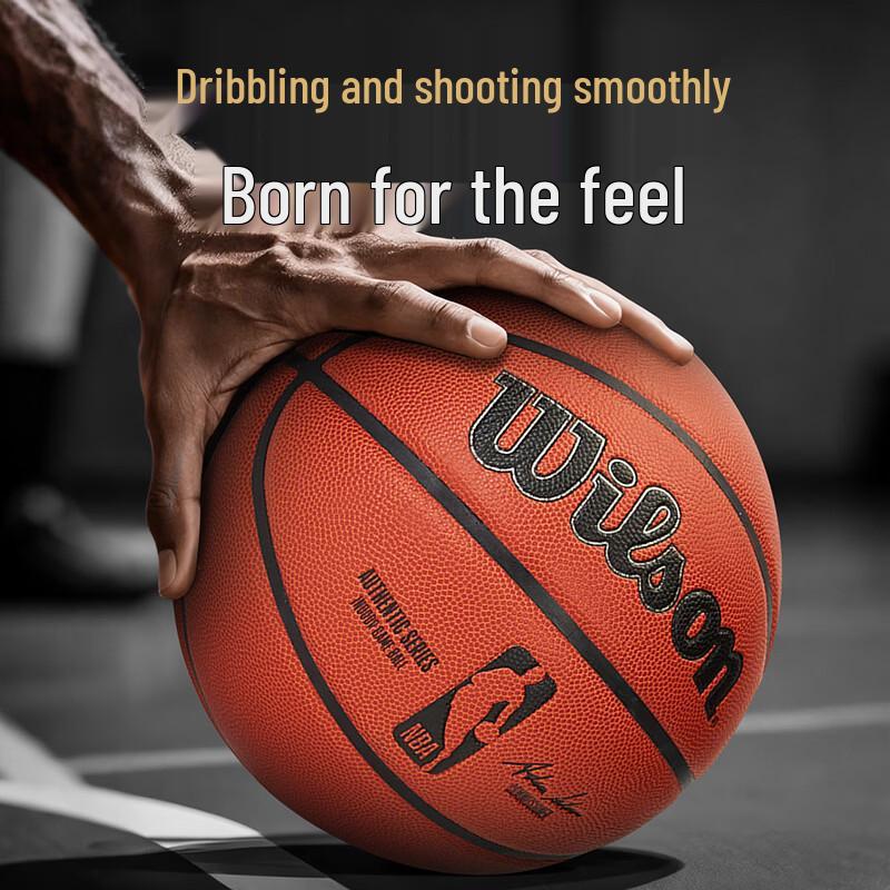 Wilson NBA Autentyczna Replika Piłka do Koszykówki Halowa/Zewnętrzna, Rozmiar 7