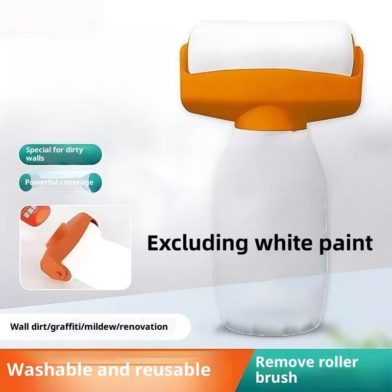 1Pcs Wall Repair And Touch-Up Tool Reusable 350Ml Paint Roller Brush Water Based Latex Paint Plastic Bottle Diy Accessories