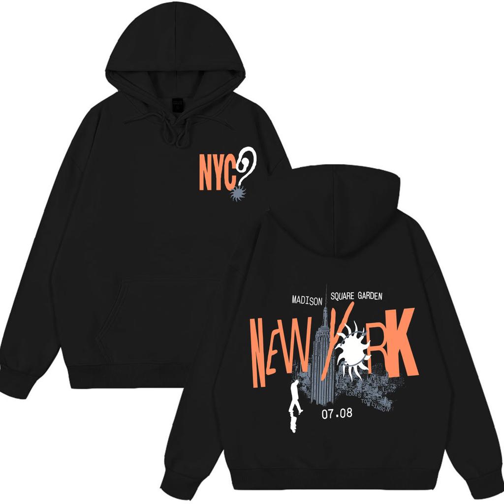 Louis Tomlon How Did I Get Here Tour Print Hoodie Men Women Vintage Fashion Casual Loose Hip-hop Pullover Fan Gifts Tops