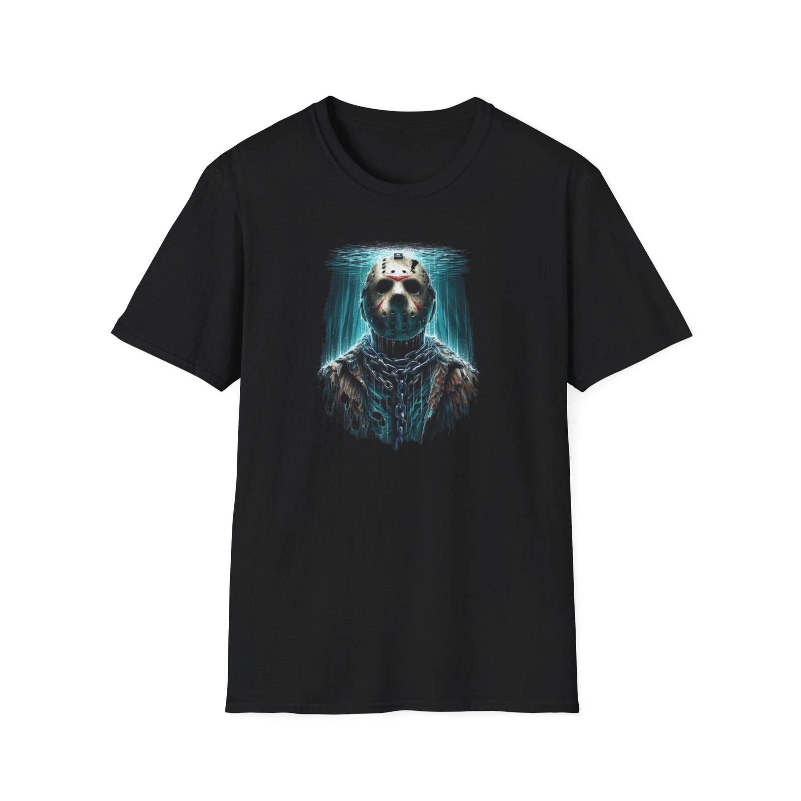 Jason Voorhees Underwater T-Shirt – Chilling Jason Lives-Inspired Graphic Tee XXXXL