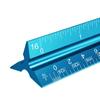 Aluminum Triangular - Professional Architectural Scale Ruler for Blueprints & Designs, Durable Metal Drafting Tool