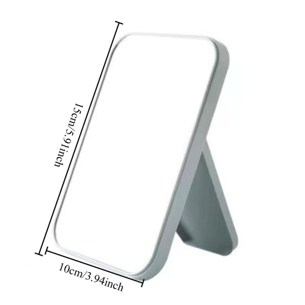 Folding Travel Mirror Compact Portable Square Desk Mirror For Dorm Students Home