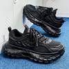 Men's shoes spring and summer breathable versatile casual dad shoes men's thick-soled heightening Darth Vader sneakers