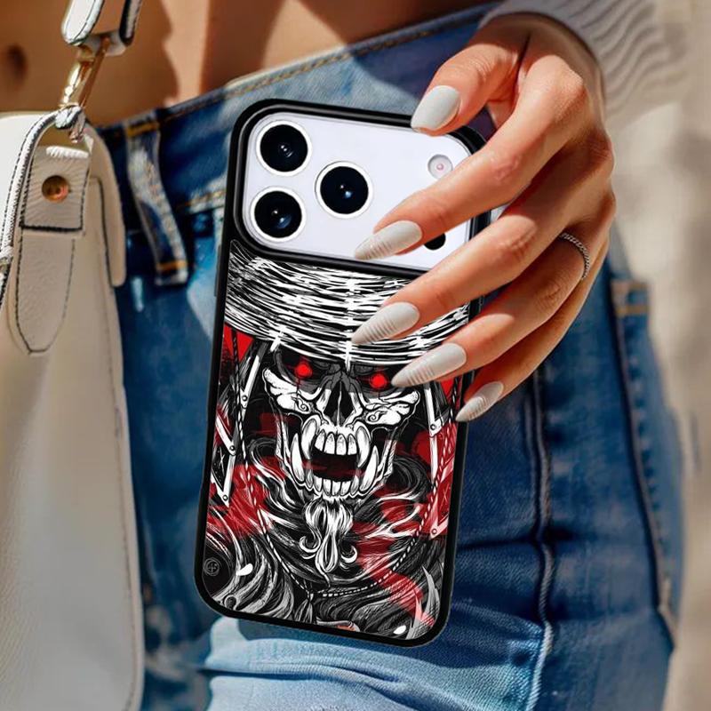 Samurai Oni Mask Phone Case For iPhone 17 Air 14 15 13 12 Max Cover For Apple 16e 11 Pro Max Plus Coque