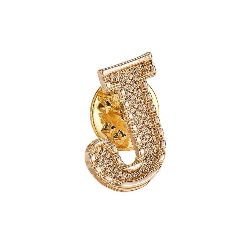 Spille a Spilla Vintage con Iniziali di 26 Lettere per Donna Unisex A-Z Metallo Festa Casual Spille Spille Regali