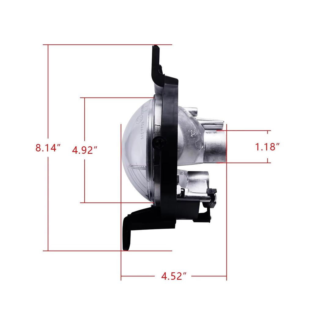 Car Fog Lamp Compatible With Mini For Countryman R60 2010 2011 2012 2013 2014