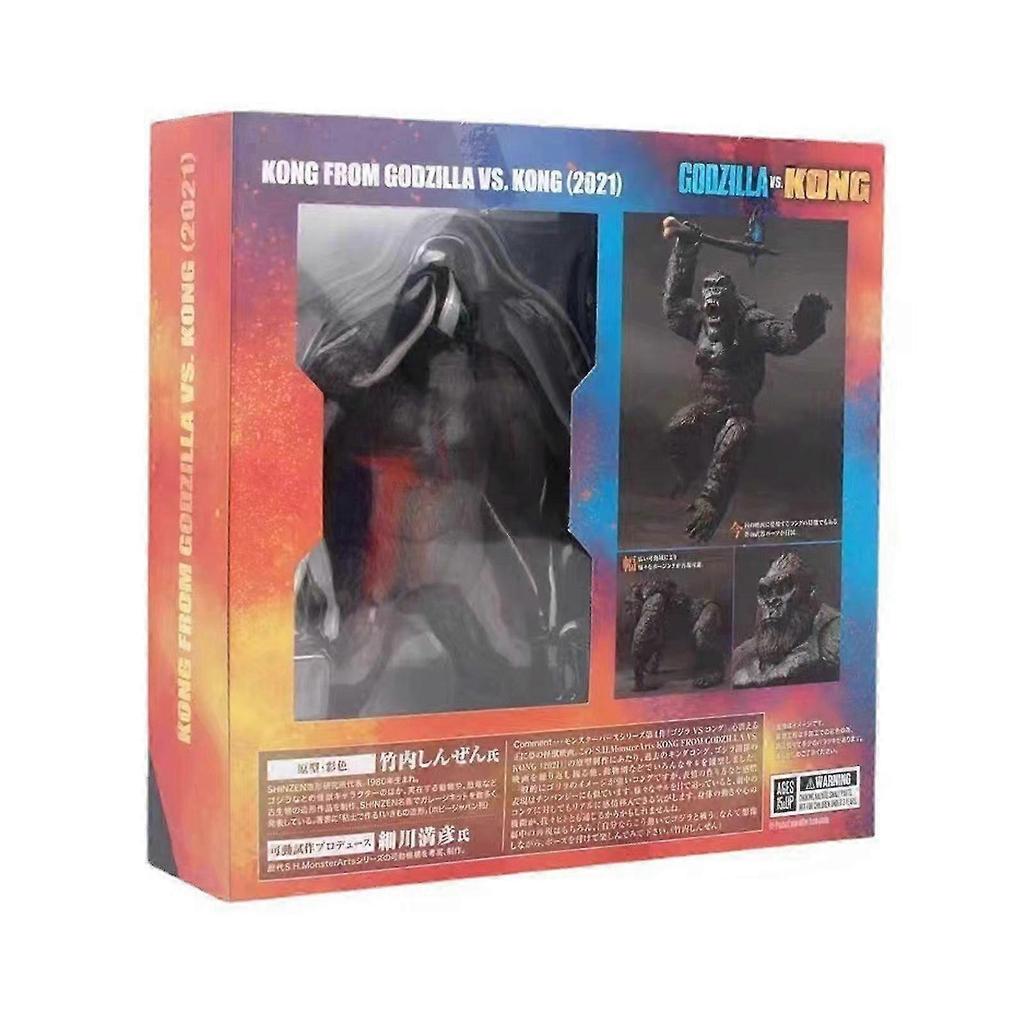 King Kong Monster Gorilla 5" Actionfigur mit Streitaxt Figur VS Godzilla, Aktion 25-26