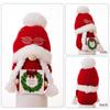 Antler Knitted Hat Rudolf Doll Christmas Tree Forest Man Doll Ornaments  Party Favors