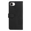 For iPhone 16e Leather Case Wallet Stand Color Splicing Phone Cover