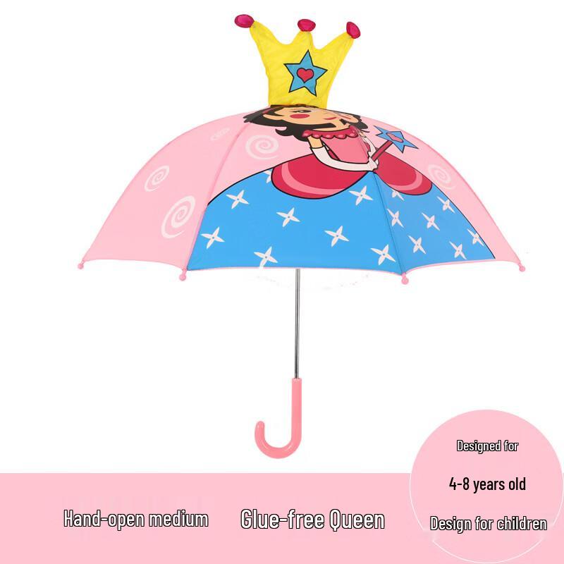 Nanqiao Kids 3D Animal Ear Manual Umbrella