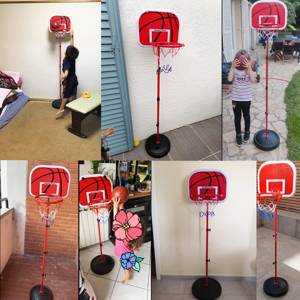 Leweet Basketball Goal for Basketball Goal Basketball Stable Shock Comes with 2 For Stress For Elementary School Birthday Holiday Gift Kids/Mini Set,