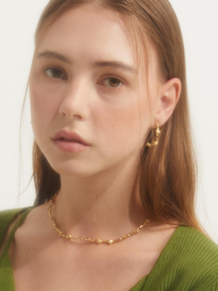 Boldiere Vine Earrings_E16[Gold]
