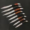 Mini Folding EDC Pocket Knife with Stainless Steel Blade & Wood Handle, Household Utility Tool for Fruit Peeling & Daily Use