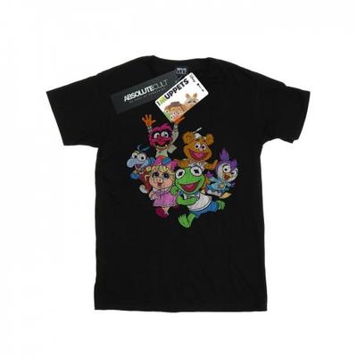 Womens/Ladies The Muppets Muppet Babies Color Group Cotton Boyfriend T-Shirt